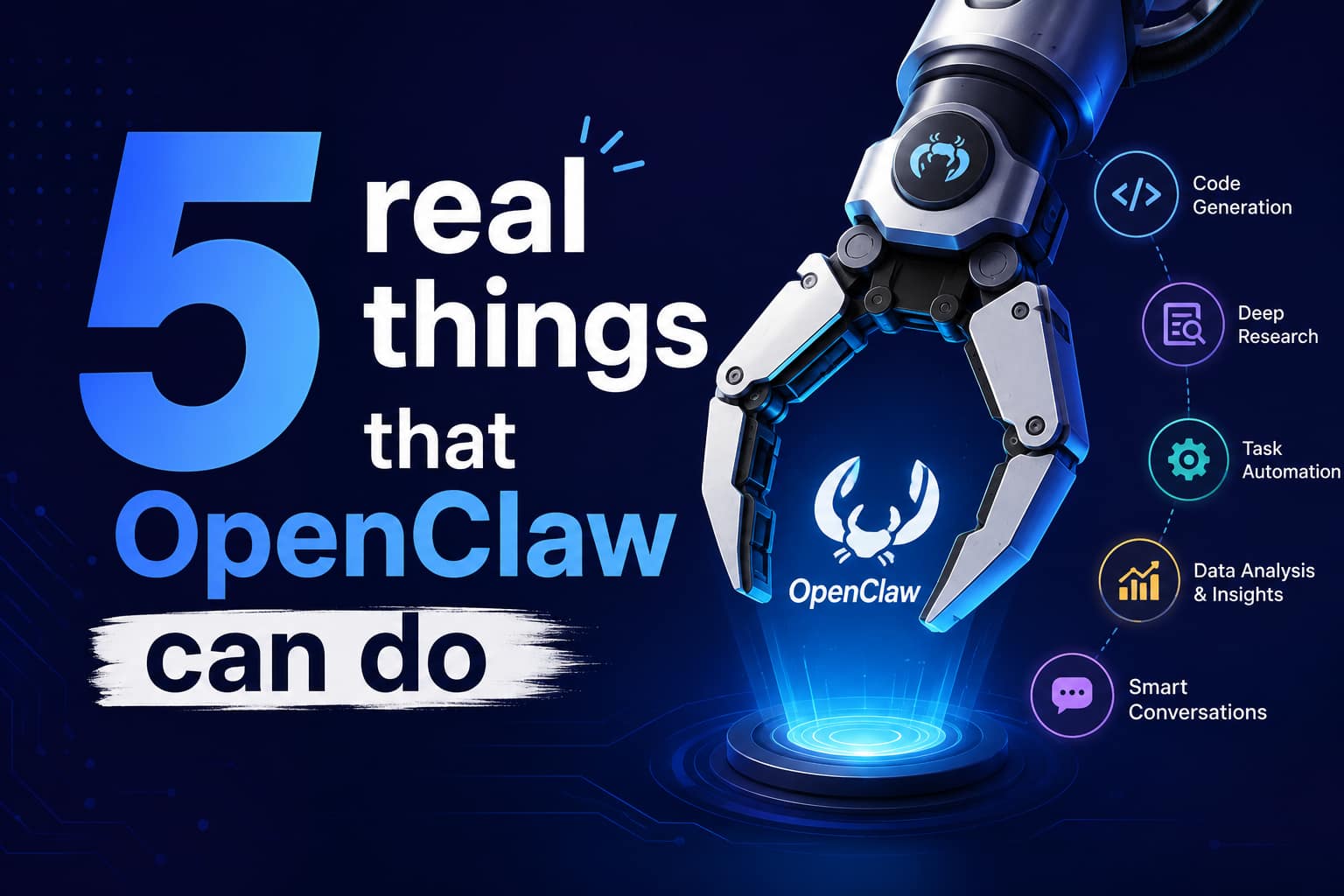 5 real things that OpenClaw can do