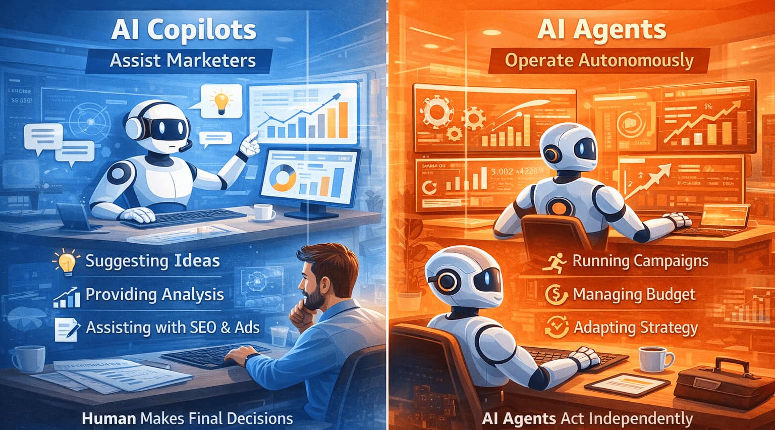AI Agents vs AI Copilots in 2026: Who Is Actually Running Your Marketing Team?  image 3