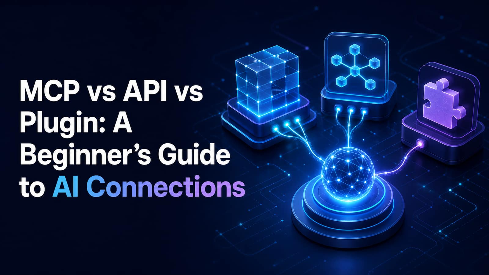 MCP vs API vs Plugin: A Beginner’s Guide to AI Connections